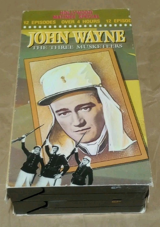 Three Musketeers - John Wayne (VHS)