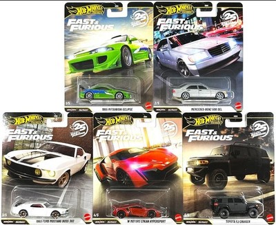 Hot Wheels 2026 Fast & Furious Premium - 1995 Mitsubishi Eclipse Mix 1 Set of 5
