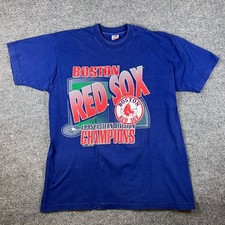 Vintage Boston Red Sox T Shirt Mens XL Blue Baseball MLB 1995 Made in USA