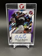 2025 Topps Pristine - Autographs Hanley Ramirez #PA-HR Purple Refractor /99 (AU)