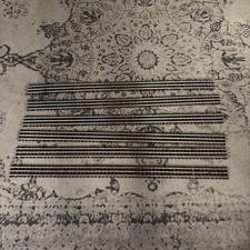 Lot of 6 O Gauge GarGraves Model Train Tracks - 36 Inch Straight Tracks