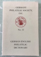 German -English Philatelic Dictionary