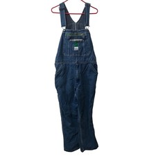 Vintage Liberty Overalls Mens 36x30 Blue Denim Bib Workwear Utility Pants