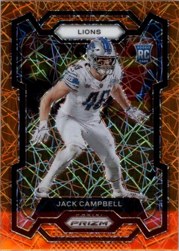 2023 Panini Prizm Jack Campbell [Orange Lazer] #330 card