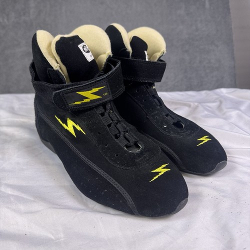Impact Racing Driving Shoes Boots Size 8 SFI Spec 3.3/5 Leather Suede Sneaker