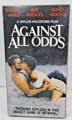 Against All Odds -  Alex Karras James Woods Jeff Bridges Rachel Ward - VHS 1984
