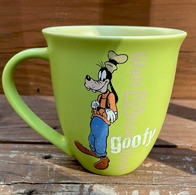 Goofy 16ozs Mug Green Flat Finish Walt Disney World