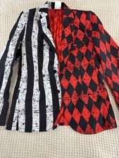 Spirit of Halloween Harley Quinn Blazer Chaqueta Joker Disfraz Niño XL (14-16)