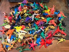 Dinosaur and Other Animals Mostly Plastic Figures Mixed Lot of 190 