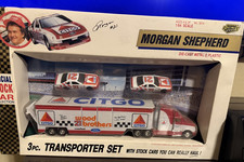 MORGAN SHEPHERD #21 CITGO TEAM TRANSPORTER ROAD CHAMPS 1992 1:64 SCALE NIB (84)