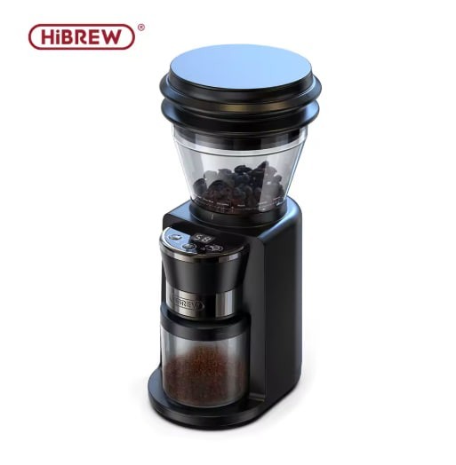 HiBREW Automatic Burr Mill Electric Coffee Grinder with 34 Gears for Espresso