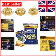 Hand Cooked British Crisps - 20x40g Mature Cheddar & Onion, Gluten-Free Delight