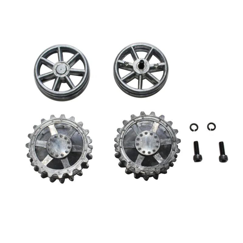 Torro OP-03001 - Panzer IV Metal Drive and Idler Wheels - New