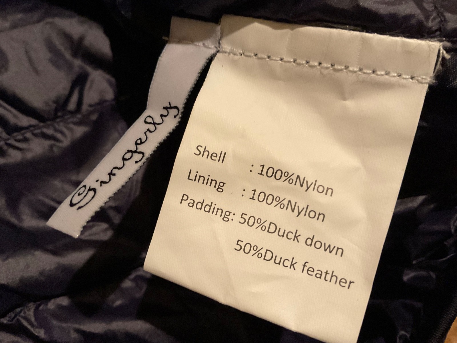 GINGERLY DOWN PUFFER JACKET PACKABLE ZIP-UP ( WOM… - image 5