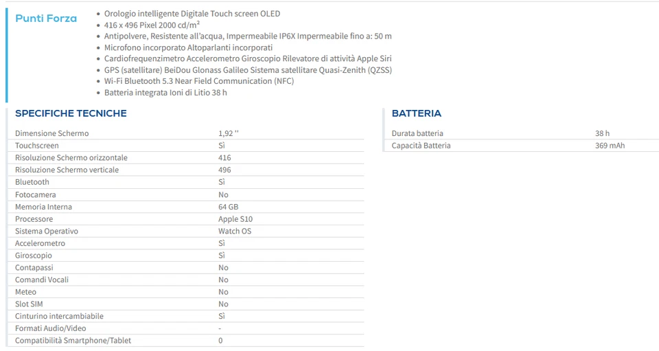 Apple Watch Series 11 GPS 46mm Alluminio Nero con Sport Band M/L 0195950462760 - Immagine 3 di 3