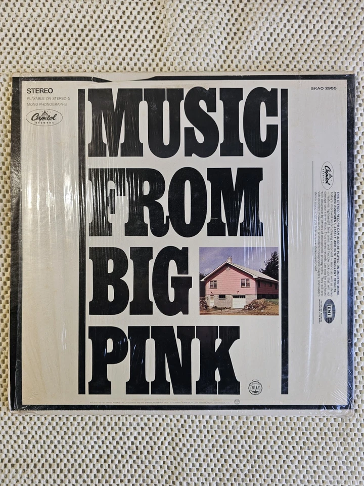 BIG PINK BY THE BAND 1968 CAPITOL REC SKAO-2955 Bob Dylan Cover Art . Rare! - Image 2 of 4