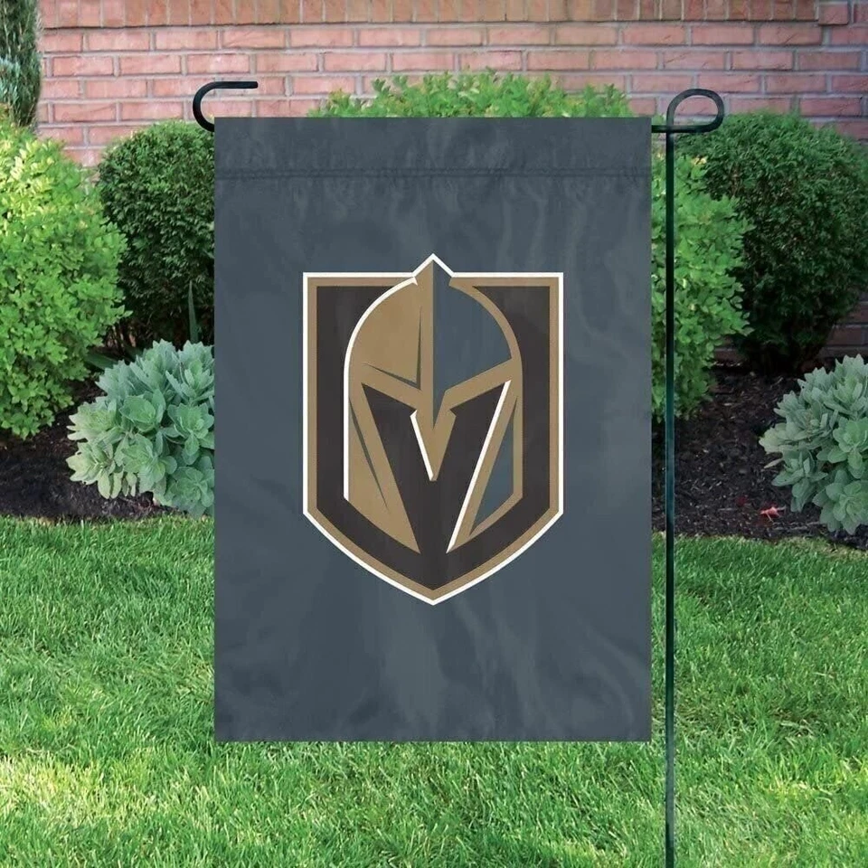 Aplique de bandera de jardín premium Vegas Golden Knights bordado 12,5x18... Foto 2 de 3