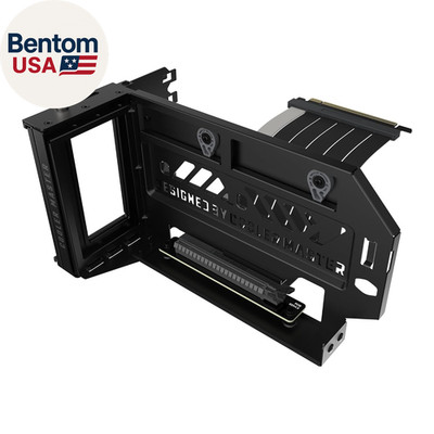 Masteraccessory Vertical GPU Card Holder Kit V3 Black, Premium Riser Cable PCI-E