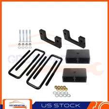 (4) Leveling Kit Lift Front 1" & Rear 2" Fits Chevy Silverado GMC Sierra 2007-19