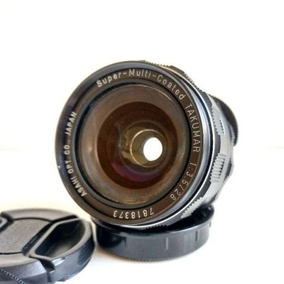 PENTAX SMC Super Multi Coated TAKUMAR 28mm F 3.5  Japanese lens [Excellent++++]