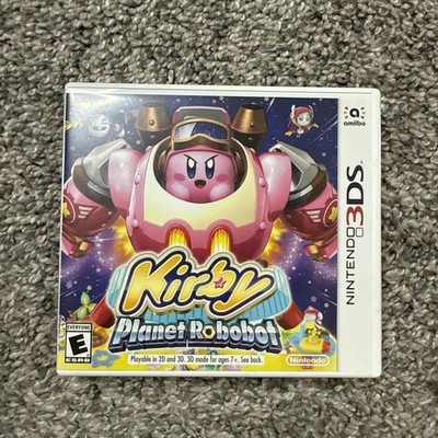 Kirby Planet Robobot (Nintendo 3DS, 2016) Complete CIB 
