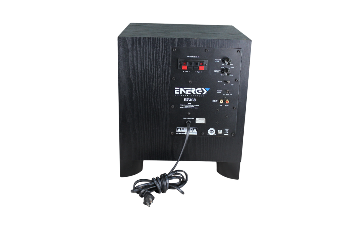 Energy Esw-8 Black Subwoofer Speaker Inch 200 Watt for sale