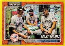 2026 Topps 302 Bronx Buddies Orange Holofoil 23/25 SP Judge Fried Rodon SSP VH2F