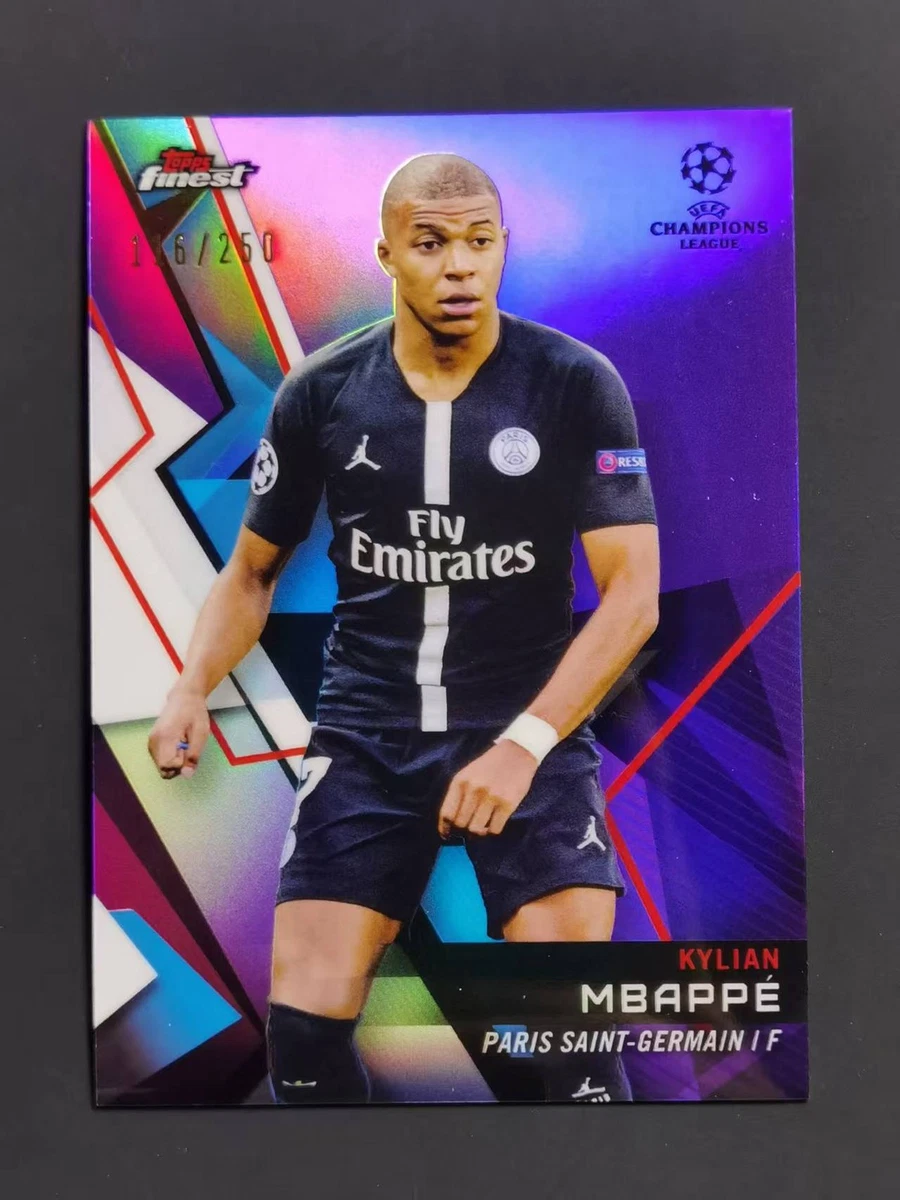 2018-19 Topps Finest UCL Kylian Mbappé #50 for sale | eBay