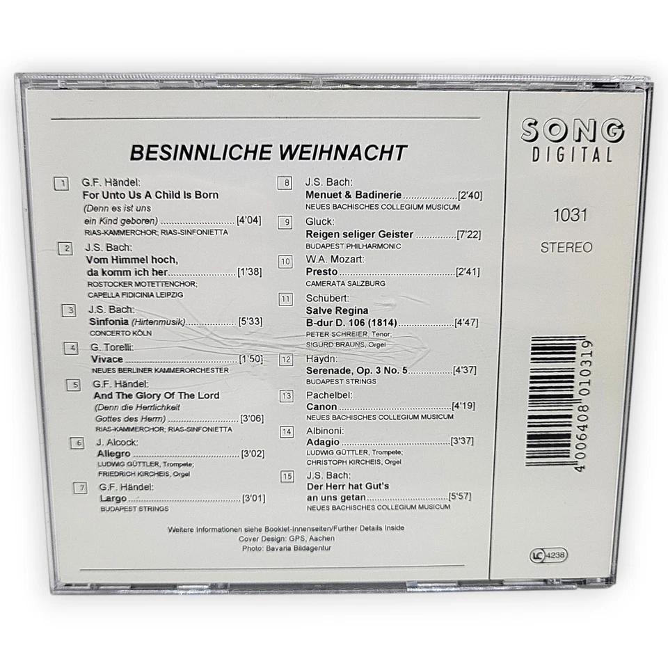 Besinnliche Weihnacht Grosse Meister Berühmte Interpreten Weihnachten CD Sampler - Bild 2 von 4