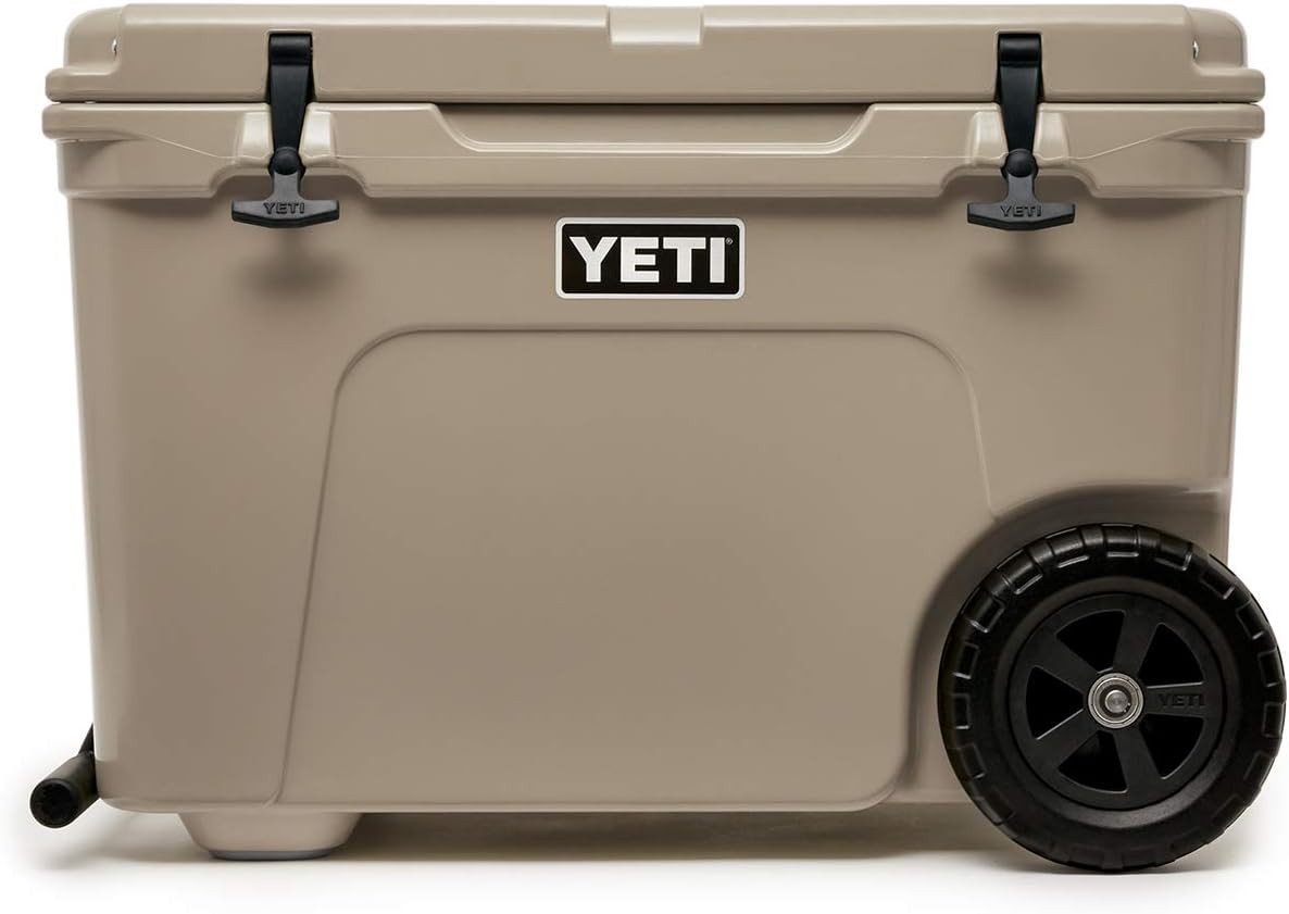 YETI Tundra Haul Desert Tan 50 qt Roller Cooler
