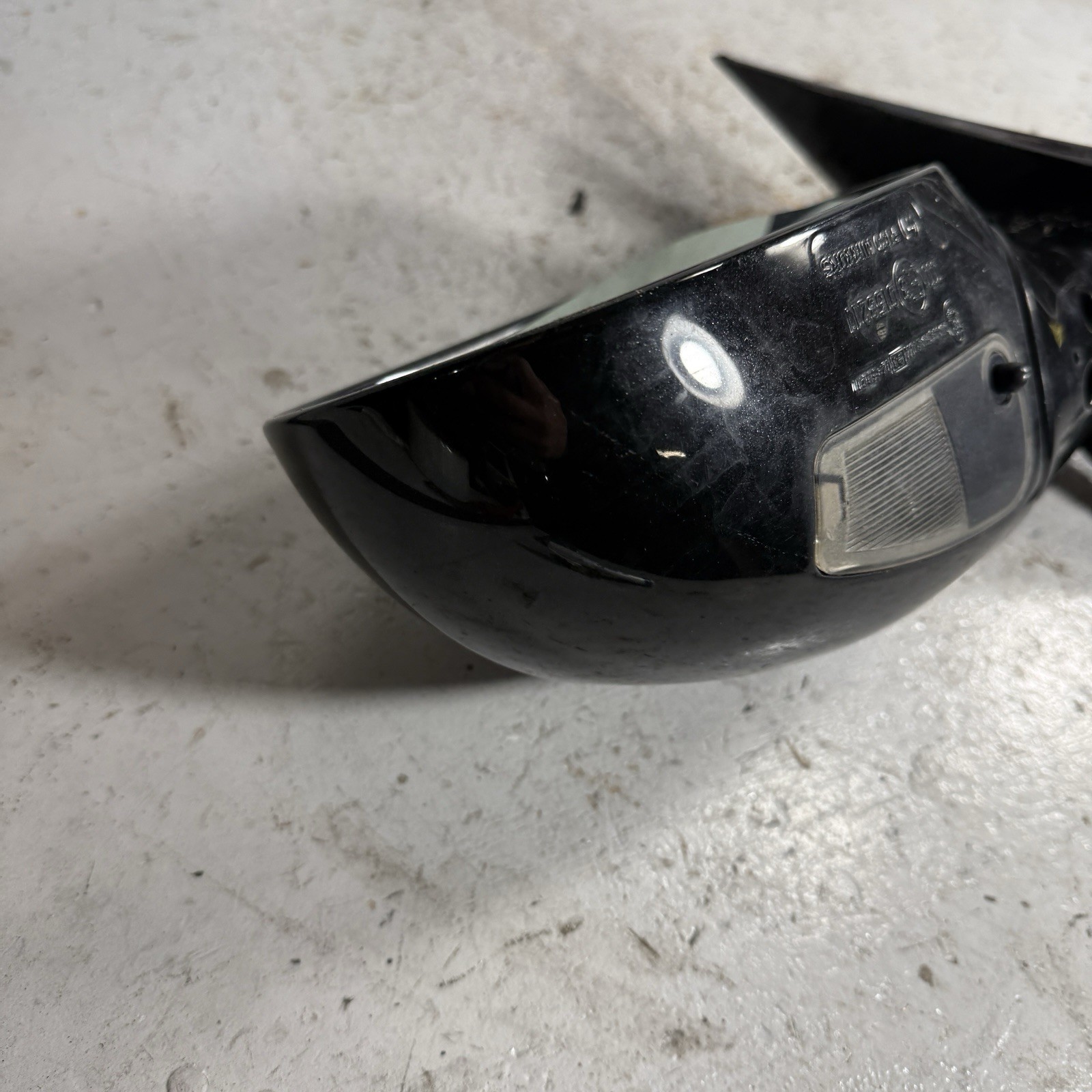 04-08 Maserati Quattroporte Left Door Side View Mirror M139 Black