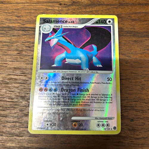 Pokémon TCG Salamence Stormfront 24/100 Reverse Holo Rare ENG 140HP