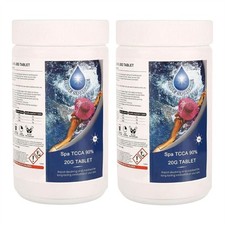 Chlorine Tablets 2KG Water Treatment Swimming Pool Spa Hot Tub Cleaning Chemical