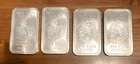 CUAUHTEMOC-ONE TROY OUNCE -SILVER BAR0.999-LOT OF 4