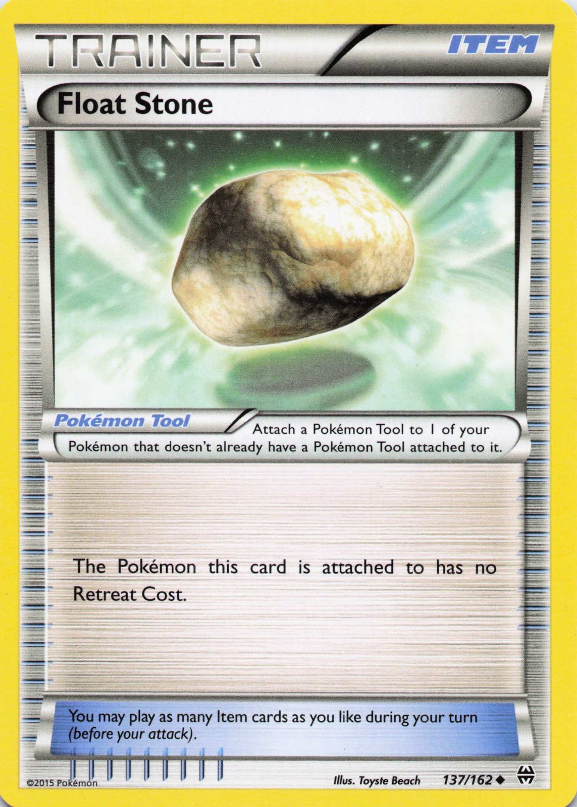 Float Stone Uncommon Normal XY - BREAKthrough 137/162 LP