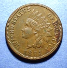 1884 Indian Cent  Ch. XF