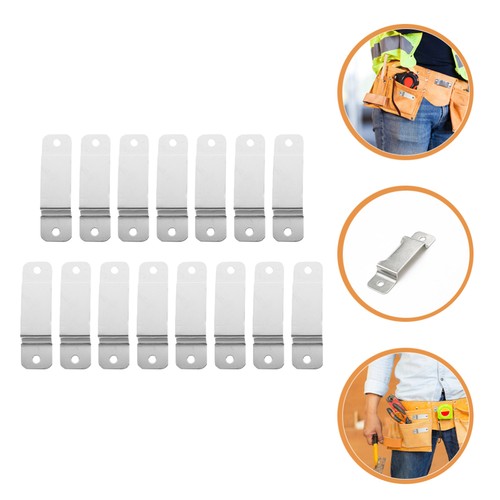 15PCS iron tape measure holder clip Tool Tape Tape Measure Belt Clip Tape Tool - Picture 7 of 10