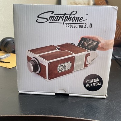 Original Fun Workshop In-A-Box Projector Cinema-In-A-Box w/ Brown Vintage Finish