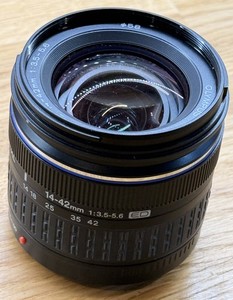 Olympus Zuiko Digital 14-42mm f/3.5-5.6 ED 4/3 for Olympus DSLR's not Micro 4/3.