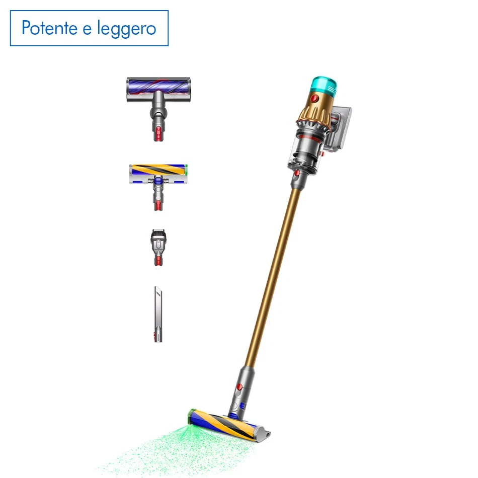Aspirapolvere Senza Filo Dyson V12 Detectᵀᴹ Slim (Oro) Nuovo