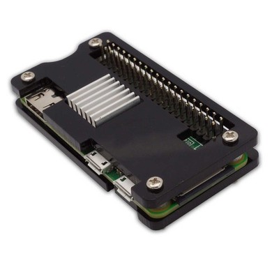 Acryl Gehäuse für Raspberry Pi Zero W/WH, Raspberry Pi Zero Case, schwarz