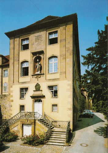 Alte Postkarte - Bad Iburg - Schloß - Nordflügel