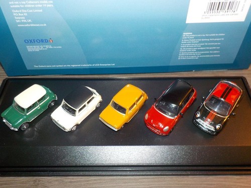 Mini Set Classic/Cooper S/1275GT/New /Coupe 5 Piece 1/76 scale, Oxford Diecast 7 - Picture 3 of 4