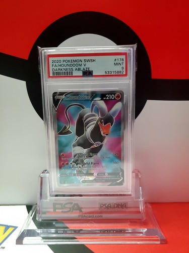 Houndoom V graded PSA 9 for sale on eBay