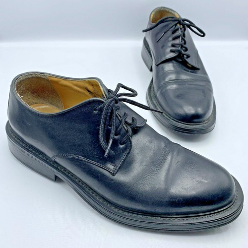 Coach Nate Men Black Leather Oxford Dress Shoe Size … Gem