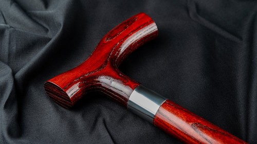 Dr. Watson - Baston de Caminar de Madera Hecho a Mano, baston clasico (Caoba) - Imagen 10 de 13