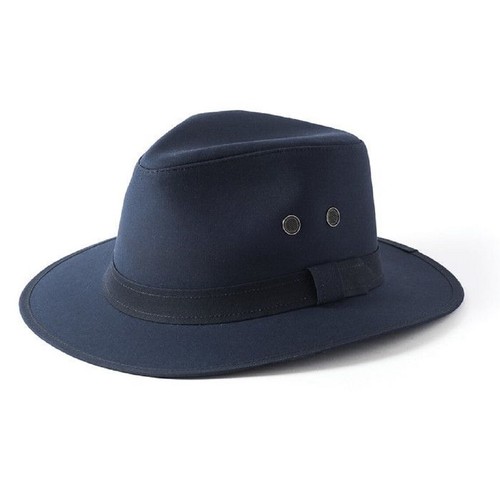 Failsworth Wax Cotton Drifter Fedora Hat (Brown/Olive S/M/L/XL) - Picture 5 of 5