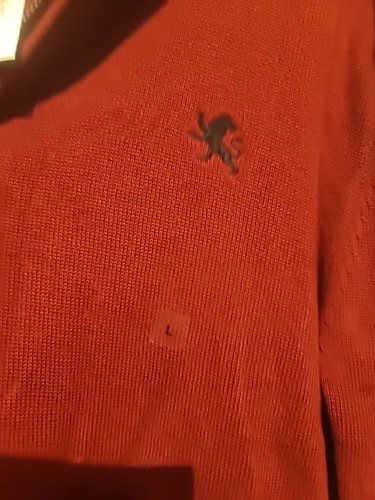 Express Mens L NWT 1/4 ZIP Sweatshirt Maroon - Picture 3 of 4