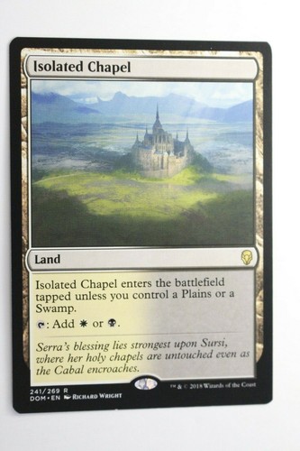 Magic the Gathering MTG Dominaria Isolated Chapel NM - Picture 1 of 2