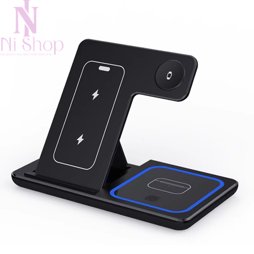 Wireless Charger Dock Charging Station 3 in 1 For Apple Watch iPhone 16 15 14 13 - 第 8/15 張圖片